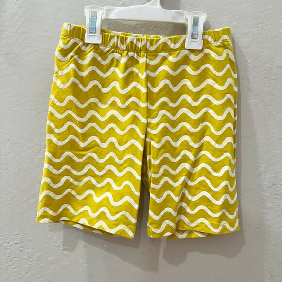 Tea Collection Golden Yellow Wave Bike Shorts - Picture 1 of 6